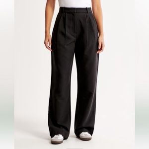 Abercrombie & Fitch Curve Love Sloan Tailored Pant Size 31/12R Black